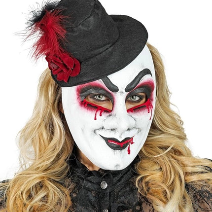 Widmann SRL Masker theater bloedende man met hoed Niek