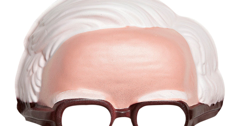 Widmann SRL masker zonder kin met bril en witte haarlijn