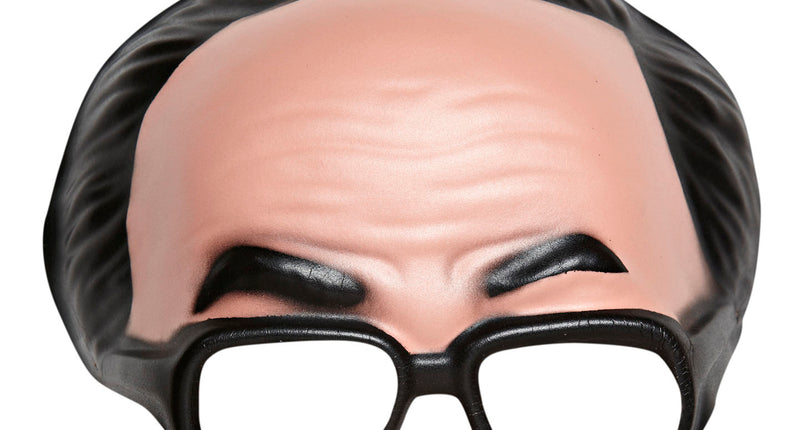 Widmann SRL masker zonder kin met bril en zwarte haarlijn