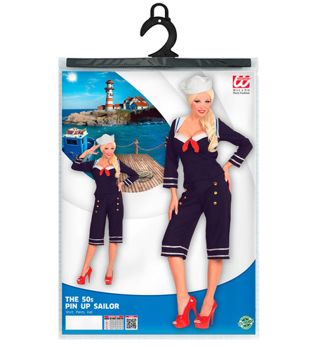 Widmann SRL Matroos kostuum dames retro