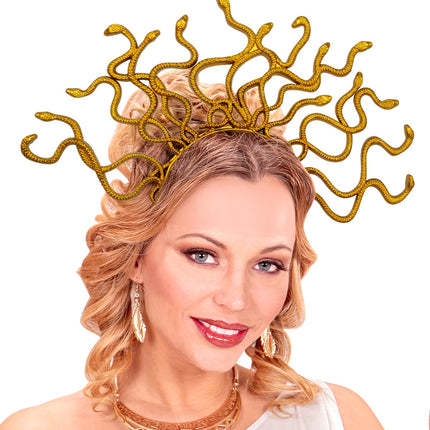 Widmann SRL Medusa diadeem goud