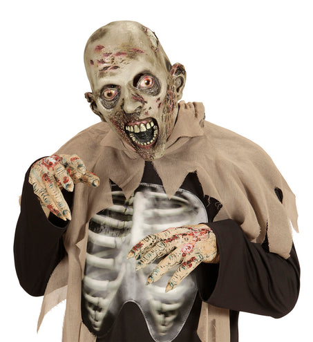 Widmann SRL Melaatsen masker voor Halloween