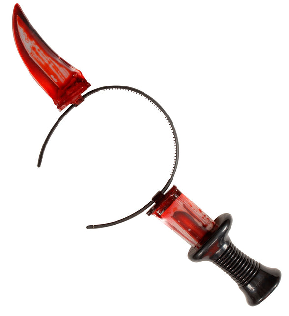 Widmann SRL Mes door hoofd met bloed diadeem