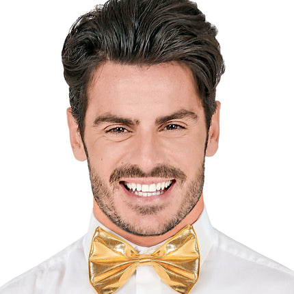 Widmann SRL Metallic gouden strikjes voor party's