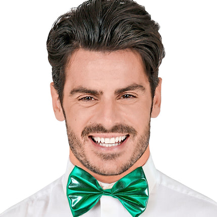 Widmann SRL Metallic groene strikjes