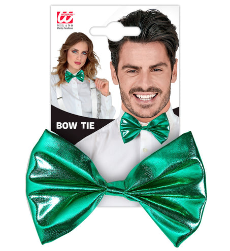 Widmann SRL Metallic groene strikjes