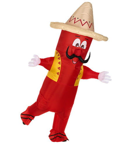 Widmann SRL Mexicaans chili peper kostuum opblaasbaar