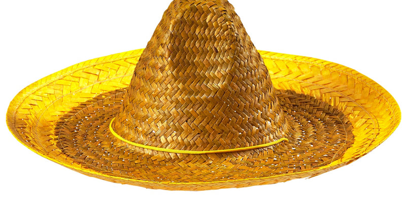 Widmann SRL Mexicaanse sombrero geel