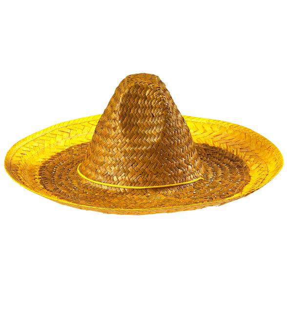 Widmann SRL Mexicaanse sombrero geel
