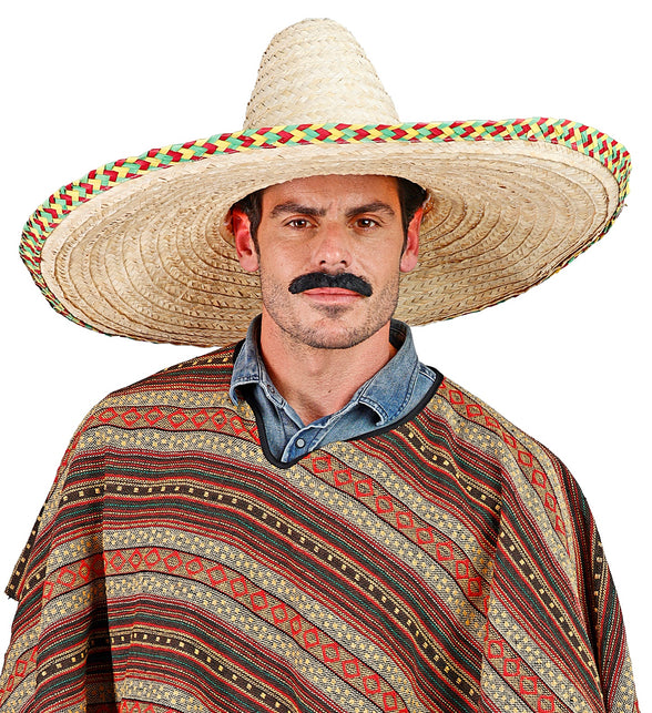 Widmann SRL Mexicaanse sombrero stro naturel