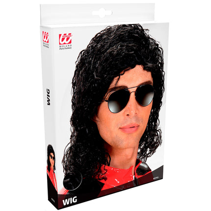 Widmann SRL Michael Jackson pruik King of Pop