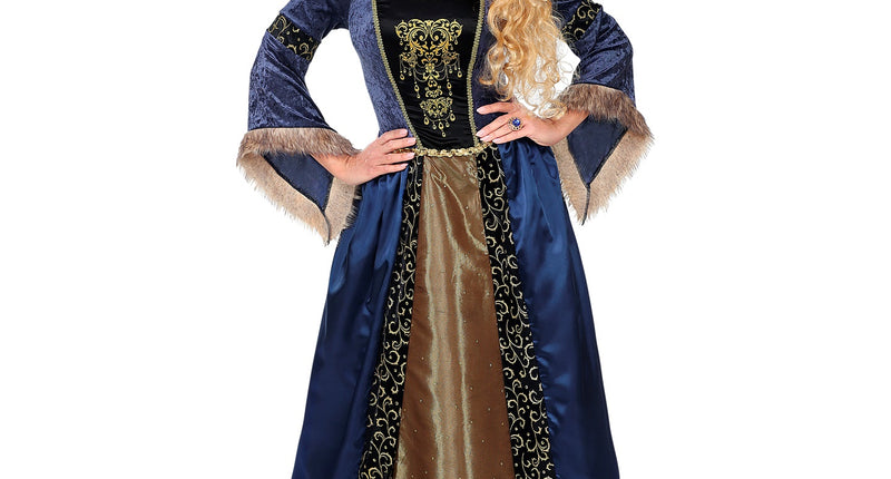 Widmann SRL Middeleeuws koningin pak Victoria dames