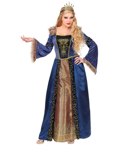 Widmann SRL Middeleeuws koningin pak Victoria dames