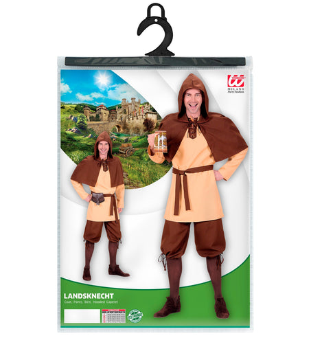 Widmann SRL Middeleeuws kostuum landknecht