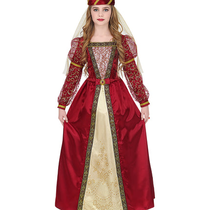 Widmann SRL Middeleeuws kostuum prinses Helena kinderen