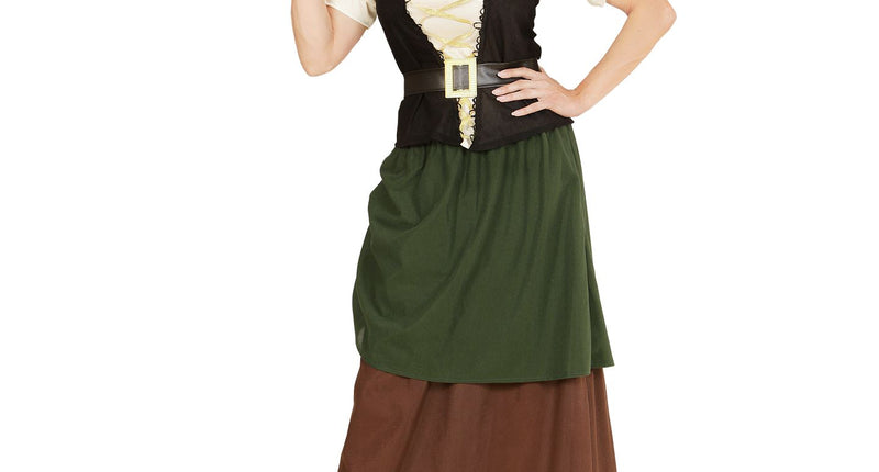 Widmann SRL Middeleeuwse boerinnenjurk