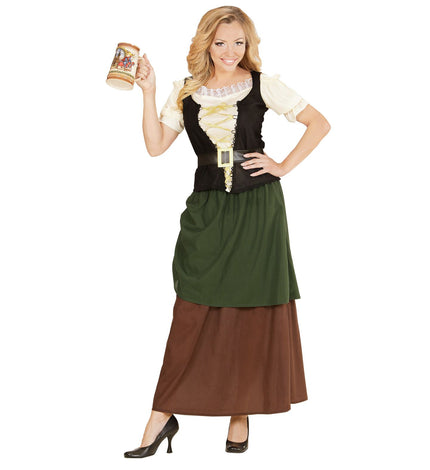 Widmann SRL Middeleeuwse boerinnenjurk