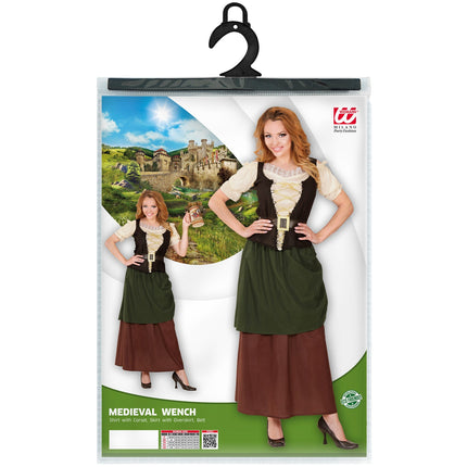Widmann SRL Middeleeuwse boerinnenjurk