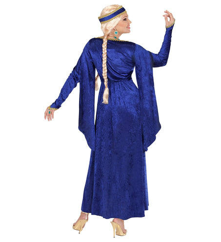 Widmann SRL Middeleeuwse kasteel jurk blauw