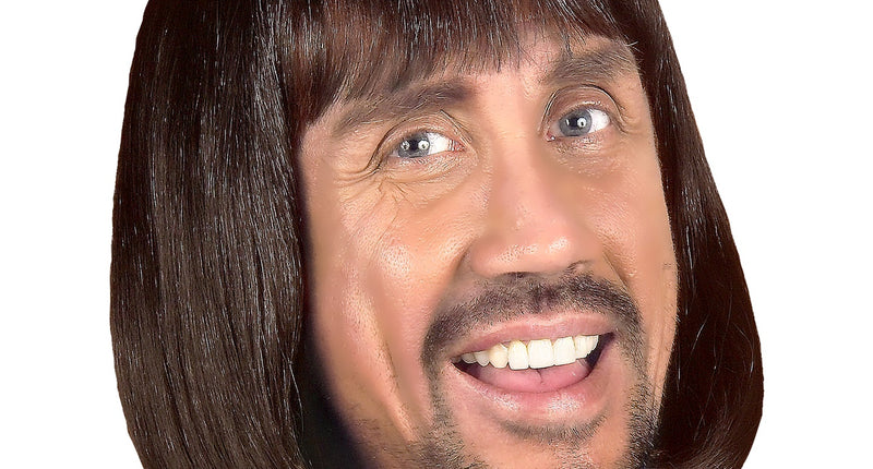 Widmann SRL Middeleeuwse pruik bruin heren