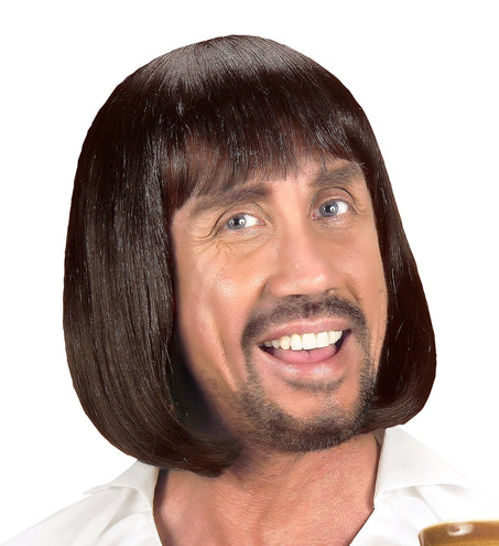 Widmann SRL Middeleeuwse pruik bruin heren