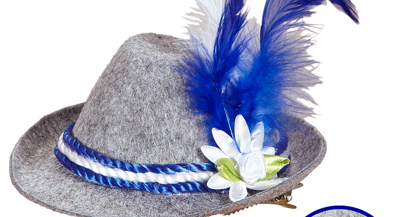 Widmann SRL Mini Beierse hoedjes in blauw