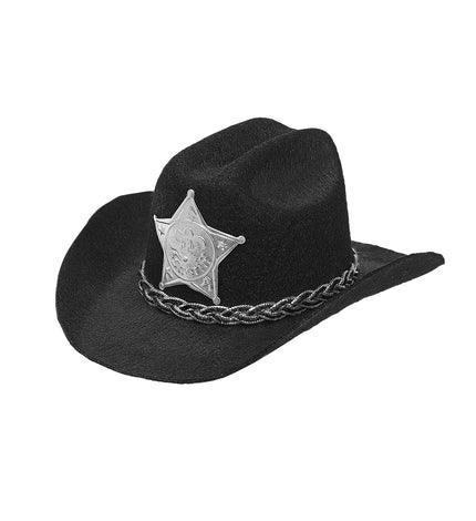 Widmann SRL Mini cowboyhoed zwart Dallas