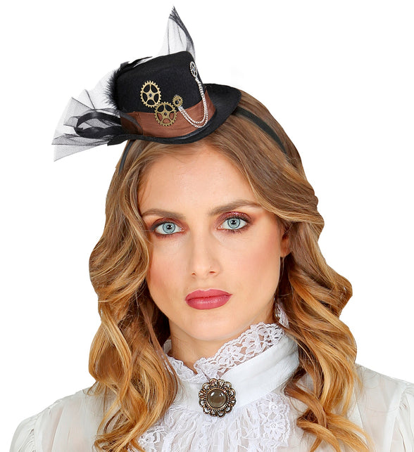 Widmann SRL Mini hoedje steampunk dames