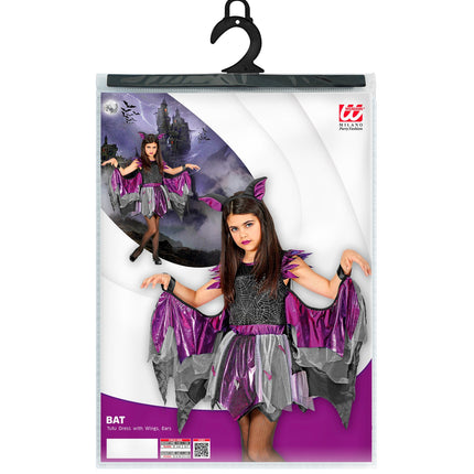 Widmann SRL Mooi paars vleermuis pak