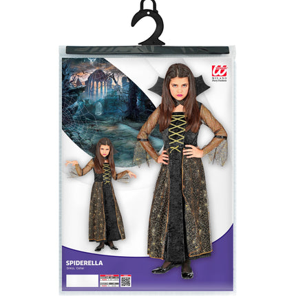 Widmann SRL Mooi Spiderella kostuum voor kinderen