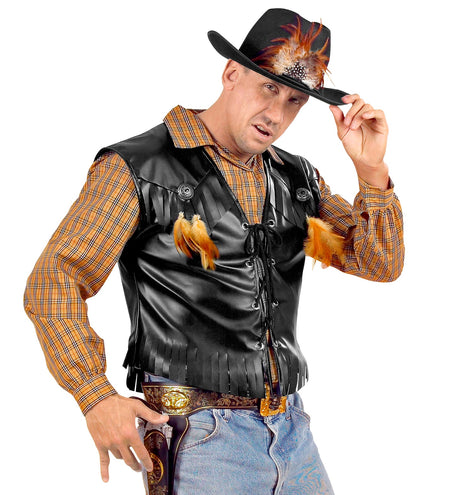 Widmann SRL Motor biker vest lederlook