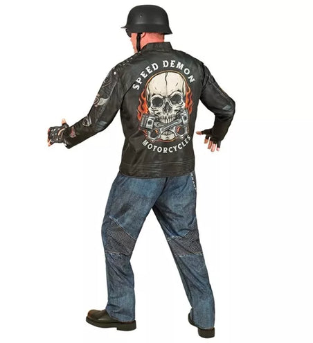 Widmann SRL Motorrijder biker motorclub kostuum Thijs