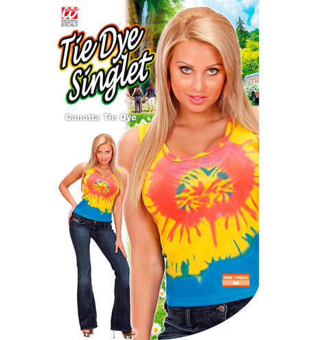 Widmann SRL Mouwloos Tye Dye shirt