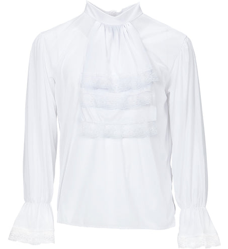 Widmann SRL Mozart blouse wit met jabot