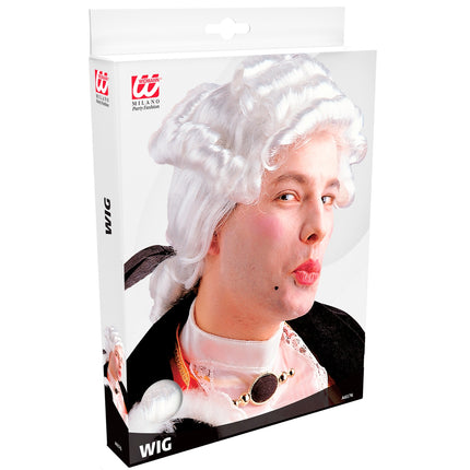 Widmann SRL Mozart pruik koloniale man