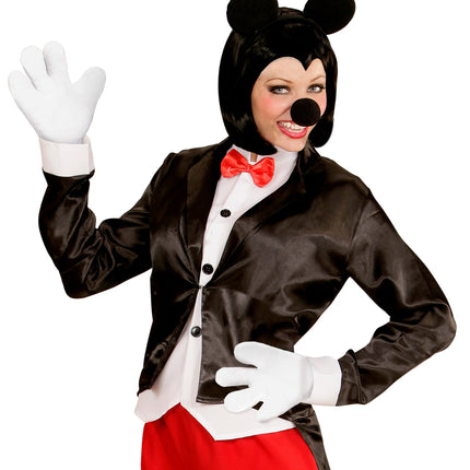 Widmann SRL Muizen oren met staart en handschoenen Mickey