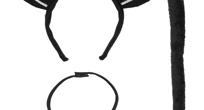 Widmann SRL Muizen oren met staart en strik