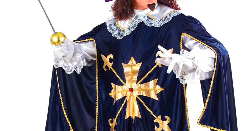 Widmann SRL Musketier Cape met blouse en kraag