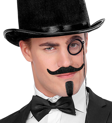 Widmann SRL Musketier Chevalier snor en sik zwart