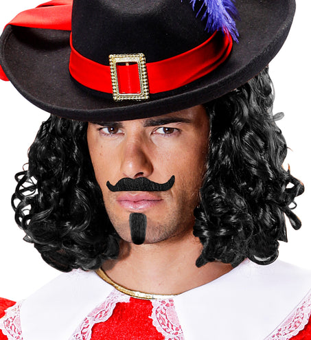 Widmann SRL Musketier Chevalier snor en sik zwart