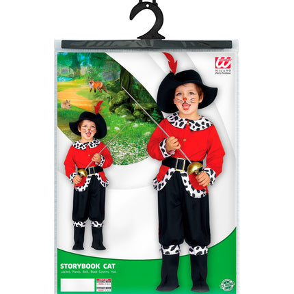 Widmann SRL Musketier kostuum gelaarsde kattenpak