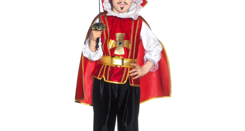 Widmann SRL Musketier kostuum rood Ruben