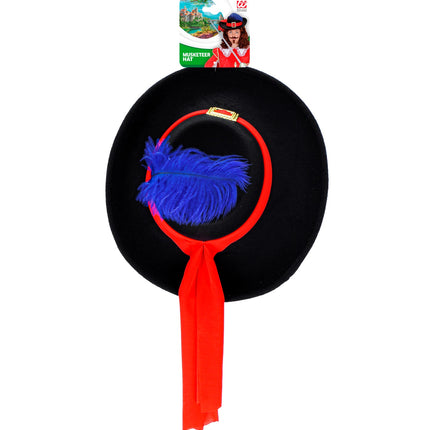 Widmann SRL Musketiershoed kind met veer