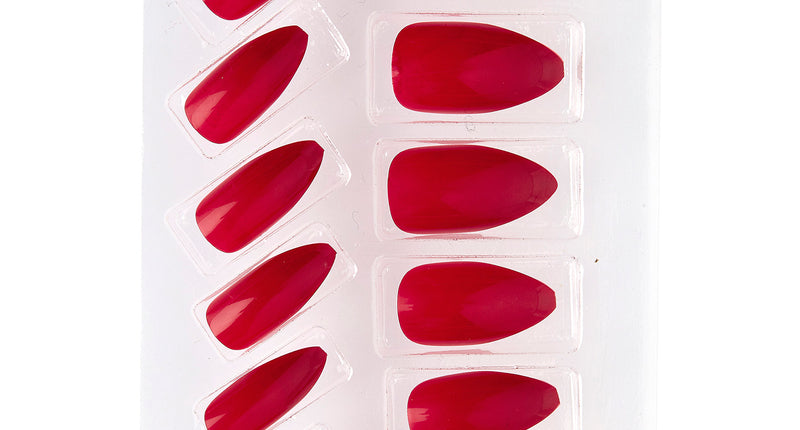 Widmann SRL Nagels Stiletto Bordeaux Rood