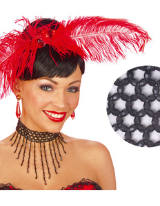 Widmann SRL Nekband Pareltjes Zwart