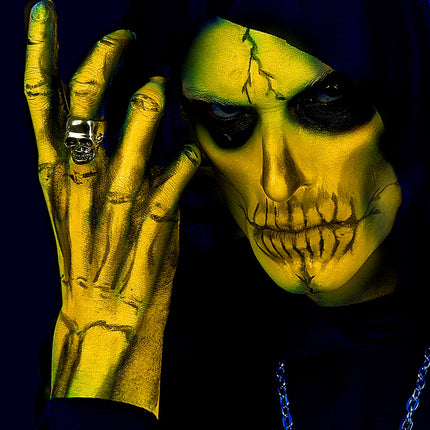 Widmann SRL Neon aqua schmink geel in tube