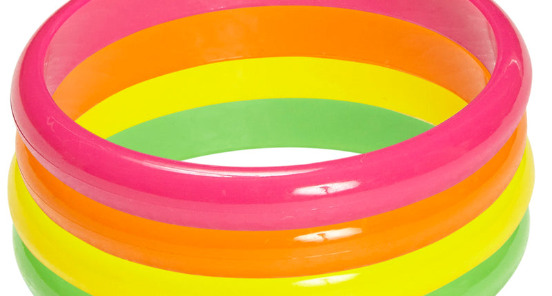 Widmann SRL Neon armbanden set disco