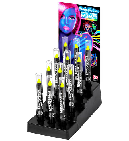 Widmann SRL Neon geel make-up potlood 3.5ml