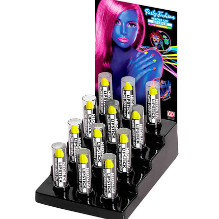 Widmann SRL Neon gele lippenstift 6ml