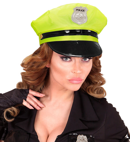 Widmann SRL Neon gele politiepet